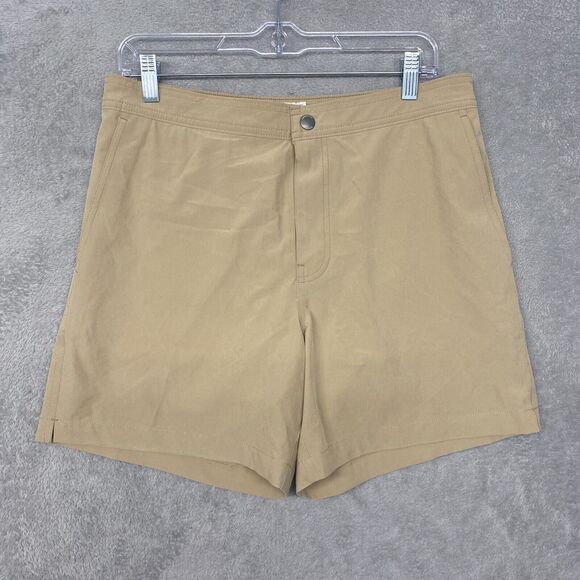 American Eagle Outfitters Other - American Eagle Shorts Mens Medium Tan Swim Trunks Brief Lined Performance Pocket